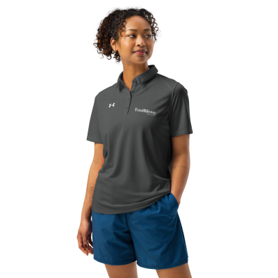 under armour womens polo shirt grey front 68cdf0a0bb25b