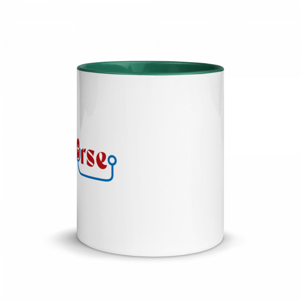 white ceramic mug with color inside dark green 11 oz front 68dec0122dad1.png